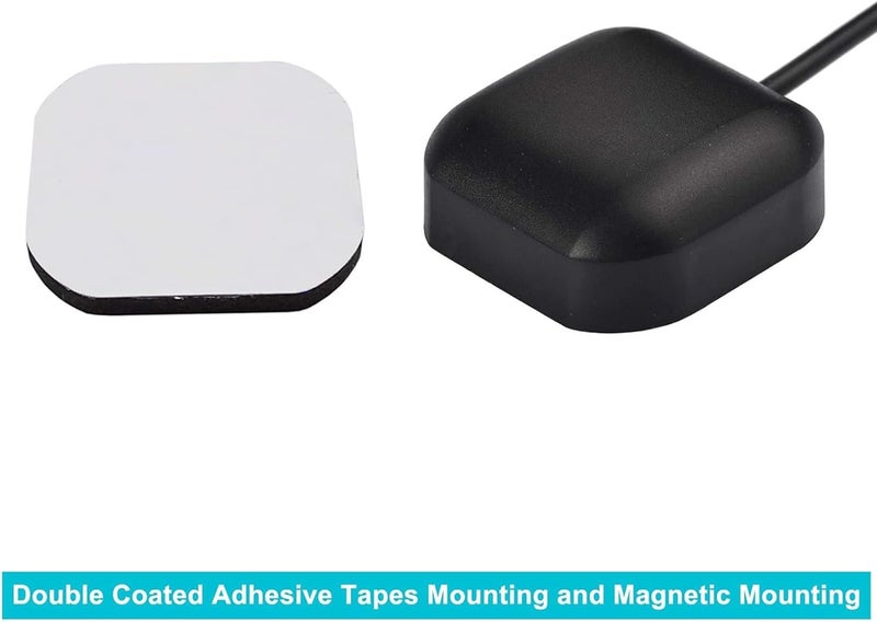 BINGFU Car GPS Antenna SMA Male Waterproof Active GPS Navigation Antenna for Car Stereo Radio Head Unit GPS Navigation System Modem Vehicle Tracker Real Time Monitor Security Camera IoT Router Gateway - Image 3